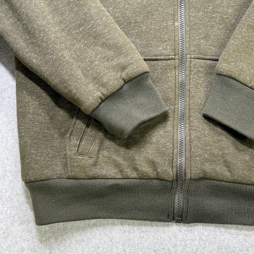 Buffalo David Bitton Sherpa Lined Zip Hoodie Jacket Olive Green Men's XXL - Picture 6 of 10